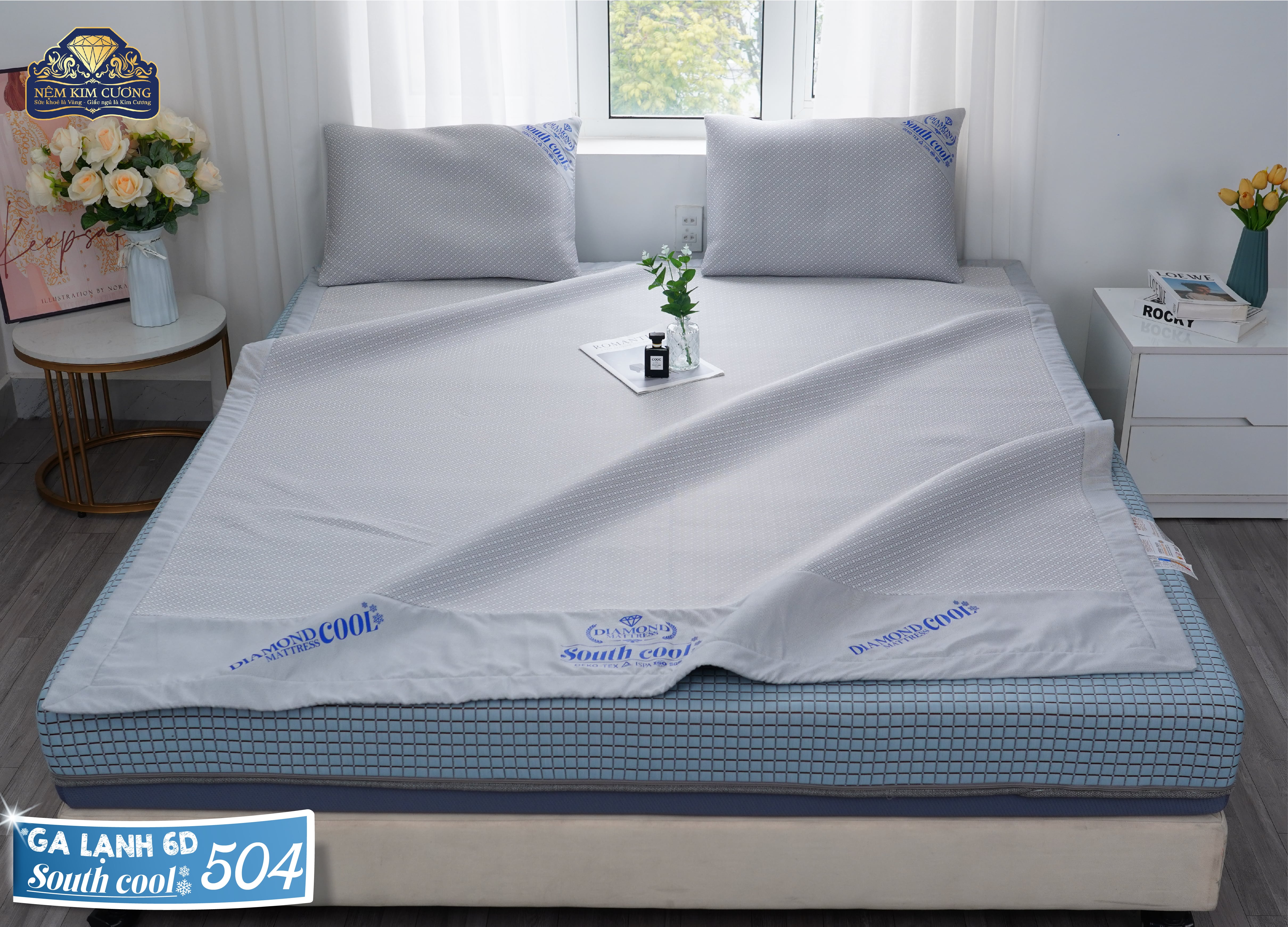 Đệm 1m6 2m Kim Cương | Kích thước giường chuẩn cho giường đôi, giấc ngủ thoải mái mỗi đêm