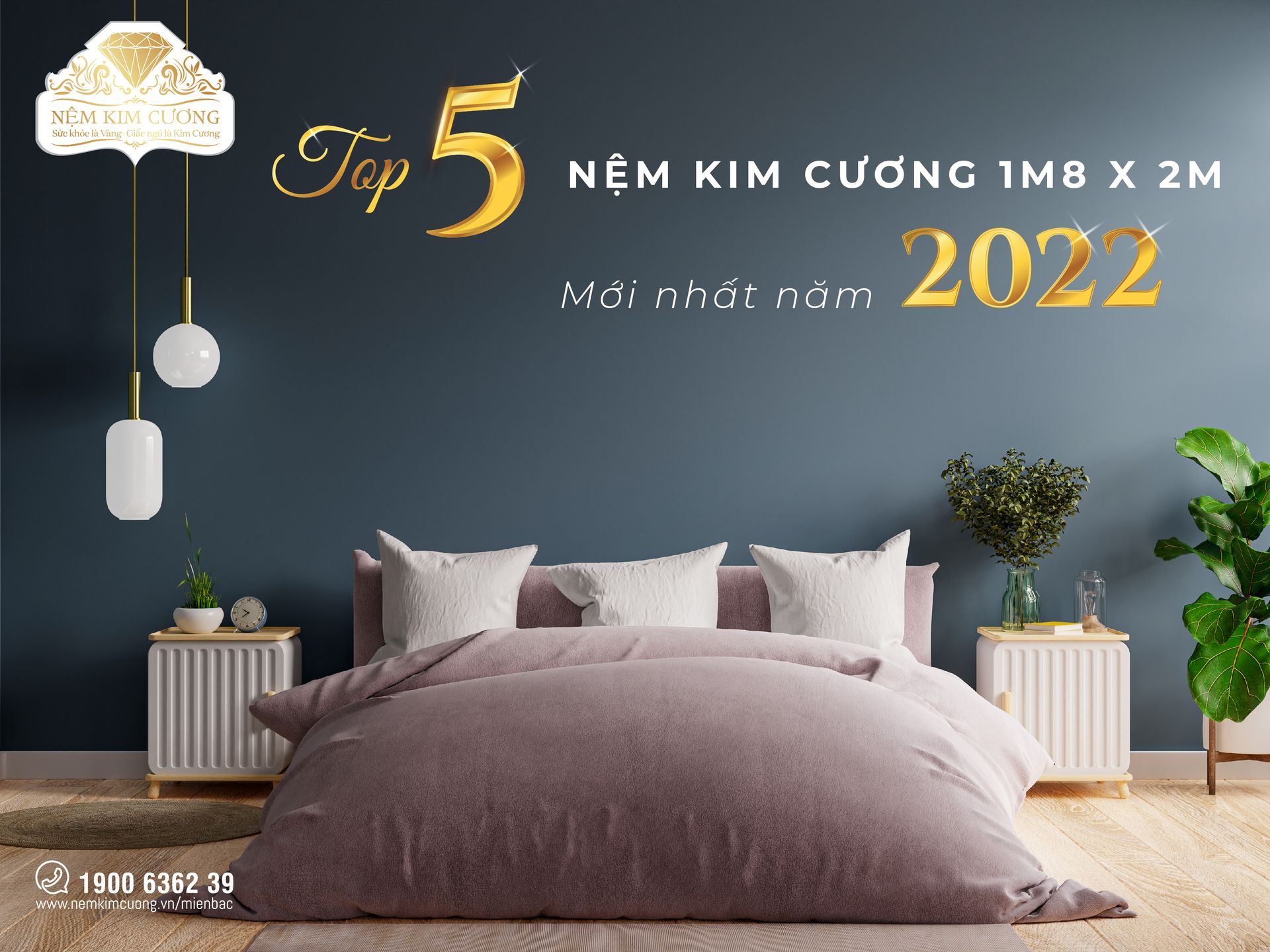 TOP 05 NỆM KIM CƯƠNG 1M8X2M MỚI NHẤT NĂM 2022