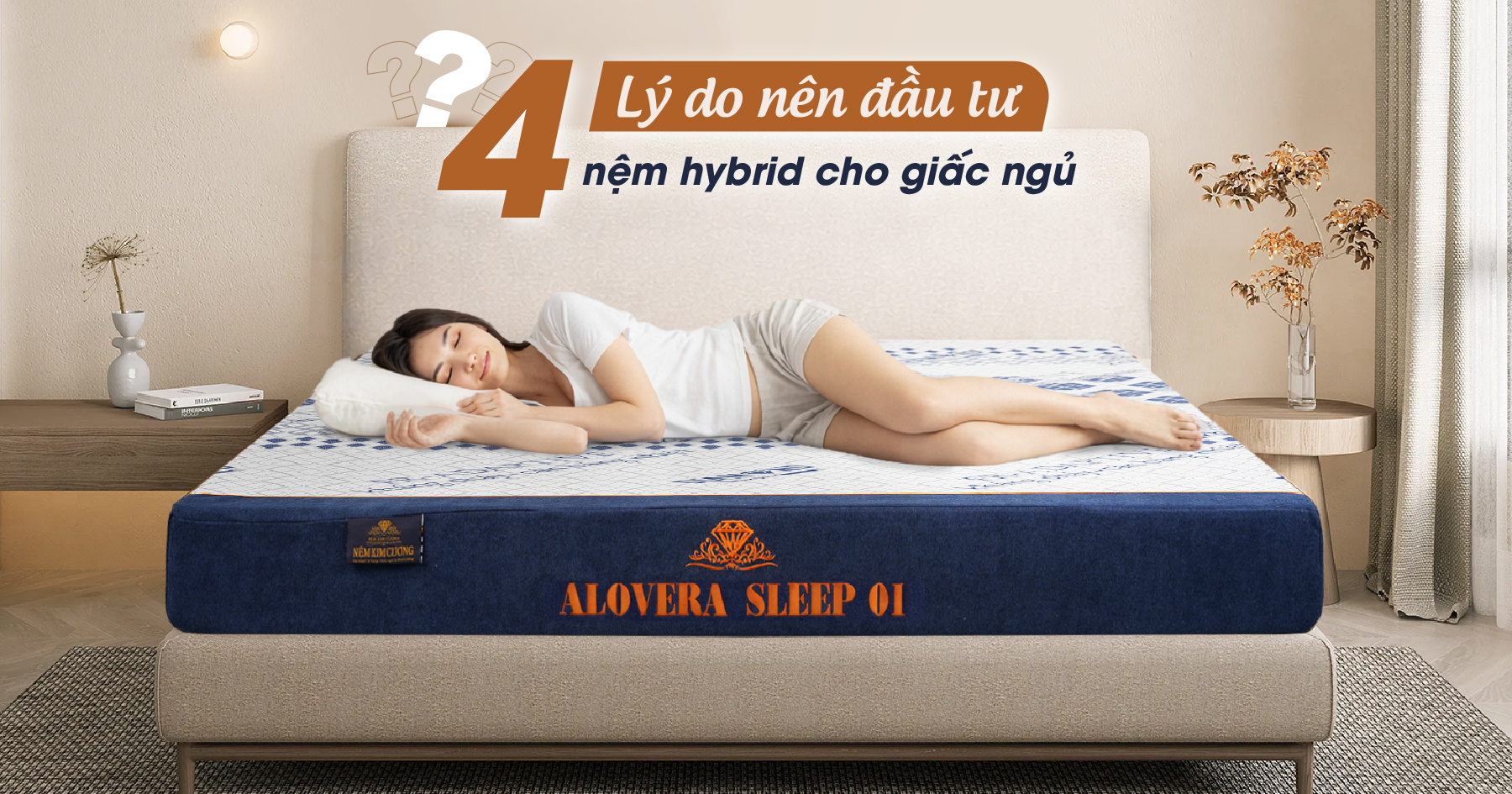 4 lý do nên đầu tư nệm hybrid cho giấc ngủ