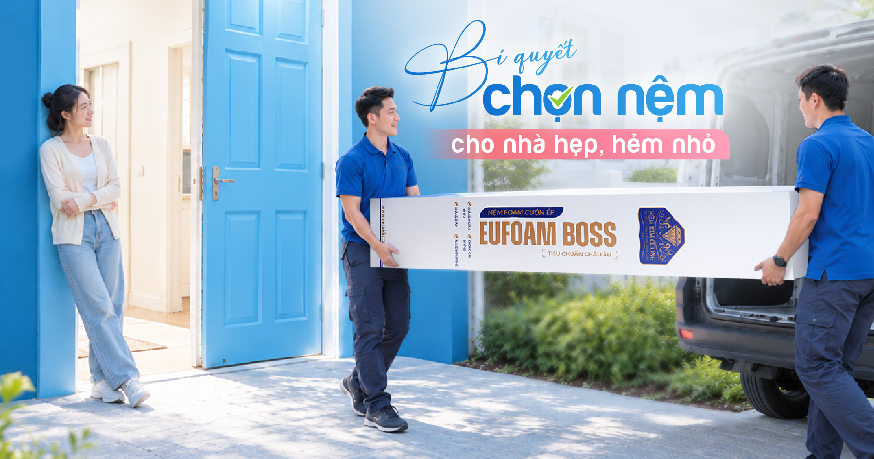 Bí quyết chọn nệm cho nhà hẹp, hẻm nhỏ